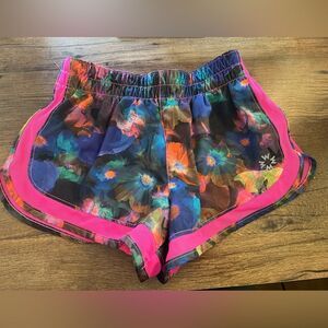 Without Walls Pink and Blue Athletic Shorts Lightweight Moisture-Wicking